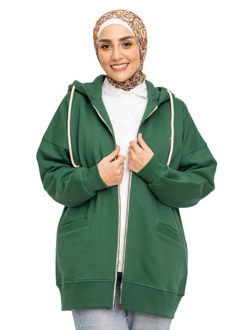 Cactus Over Size Sw - Zipper - Khotwh